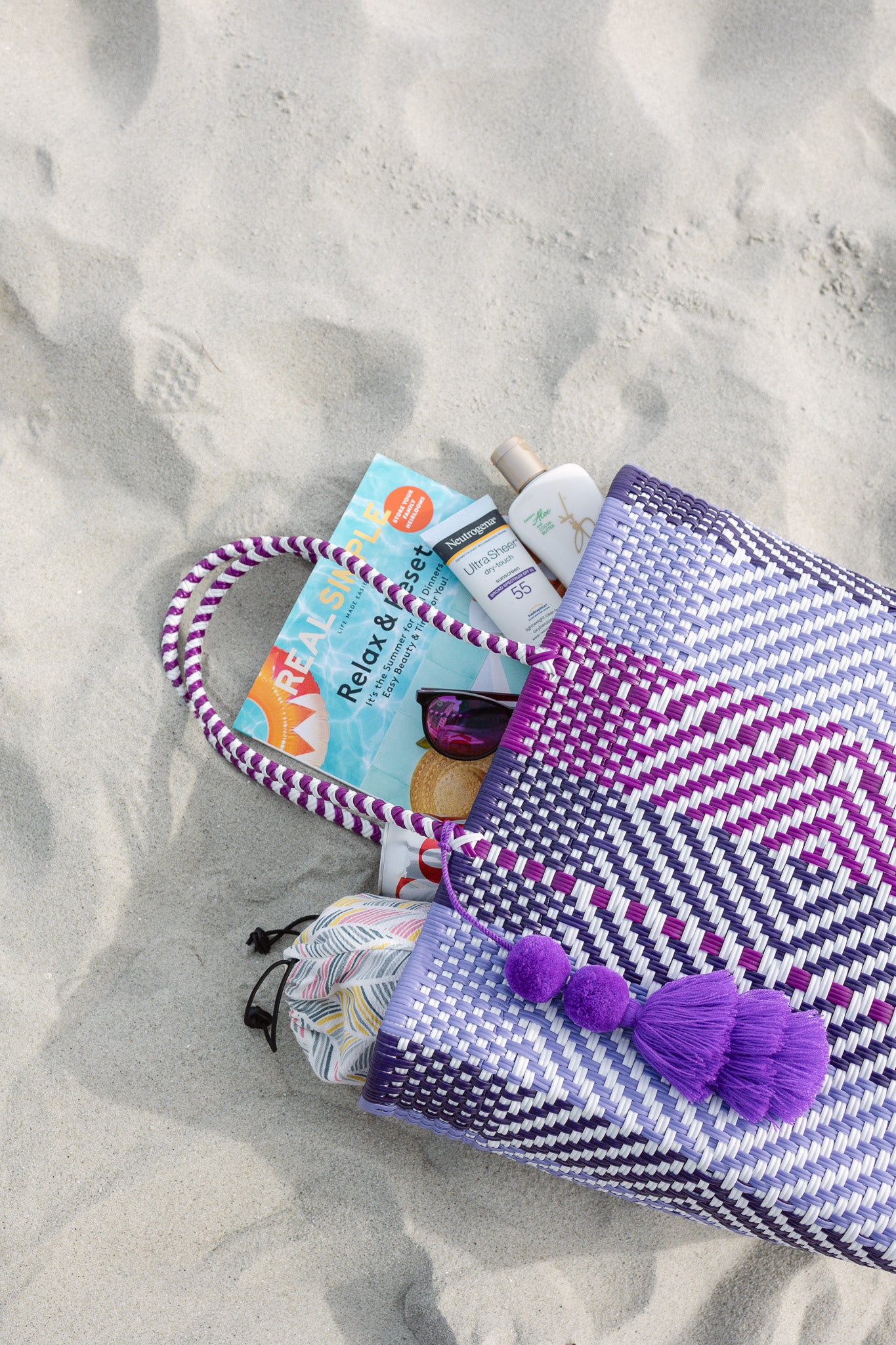 Plum Purple Playera Bag