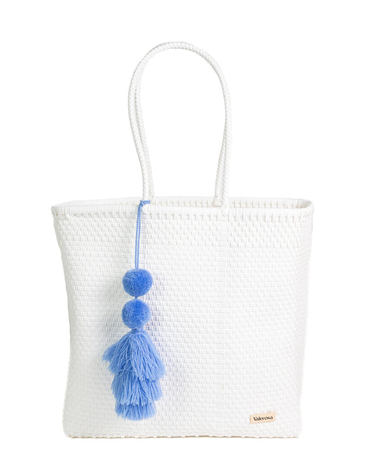 Solid White Playera Tote