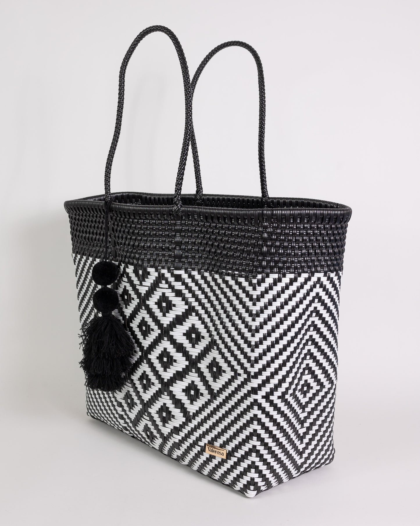 Black Kaleidoscope Playera Tote