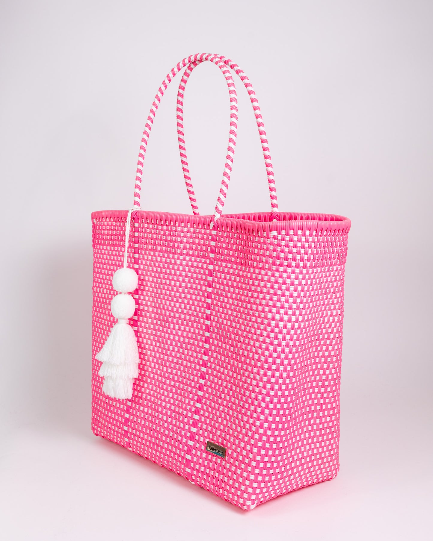 Bright Pink and White Checkered "Extra" Jumbo