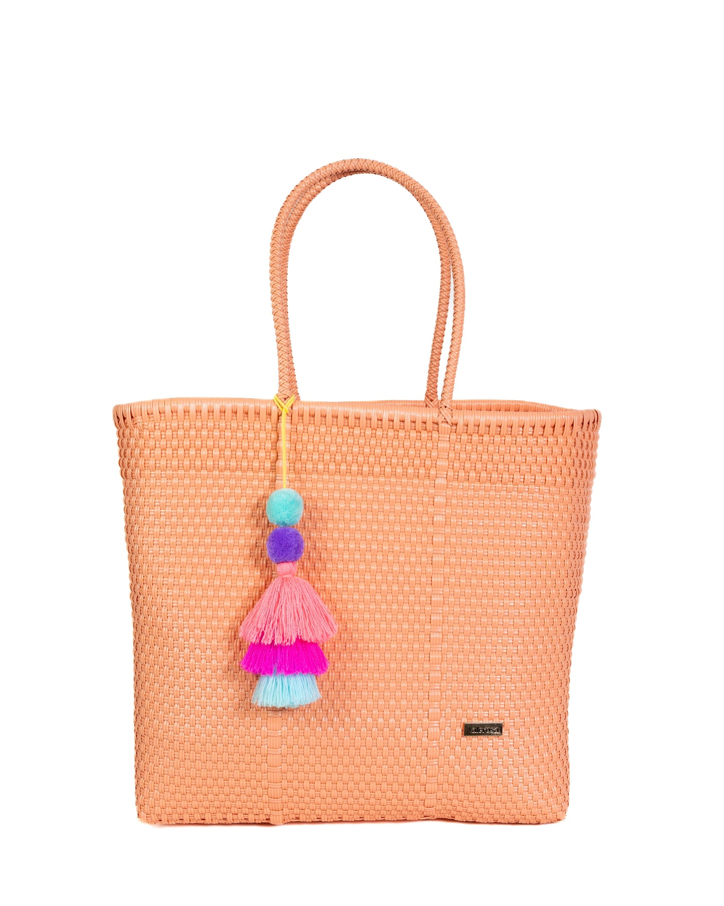 Solid Peach Playera Bag