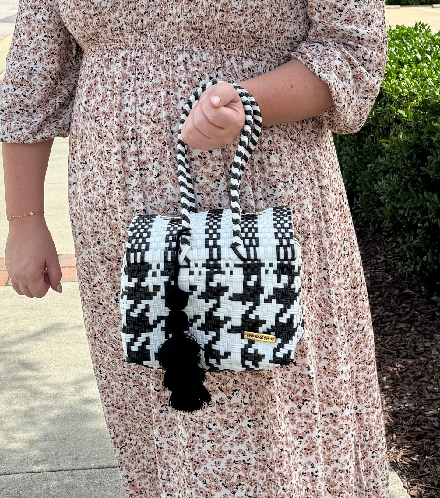 Houndstooth Mini Purse