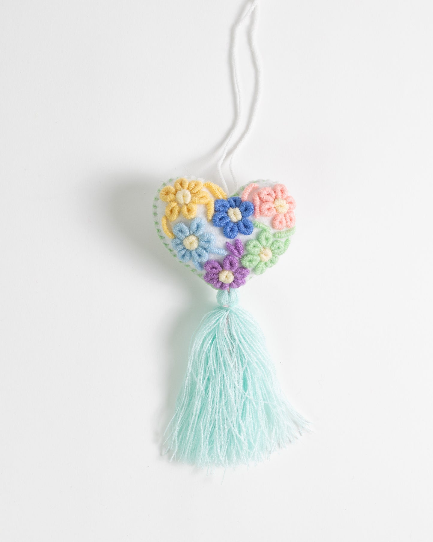 Whimsical Pastel Tassel Bag Charm