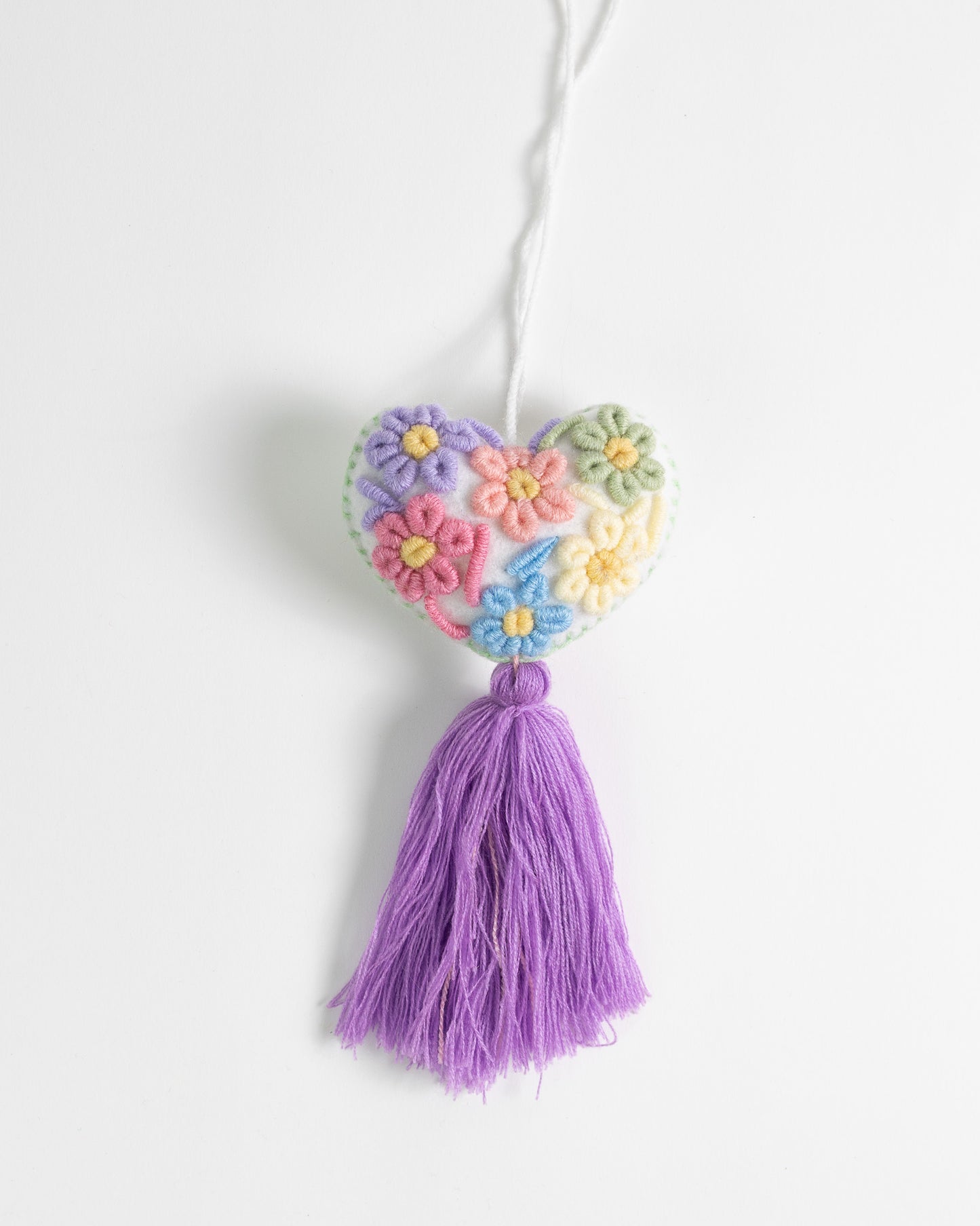 Whimsical Pastel Tassel Bag Charm