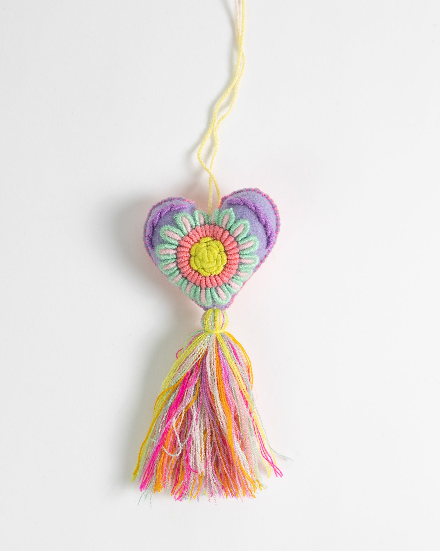 Whimsical Pastel Tassel Bag Charm