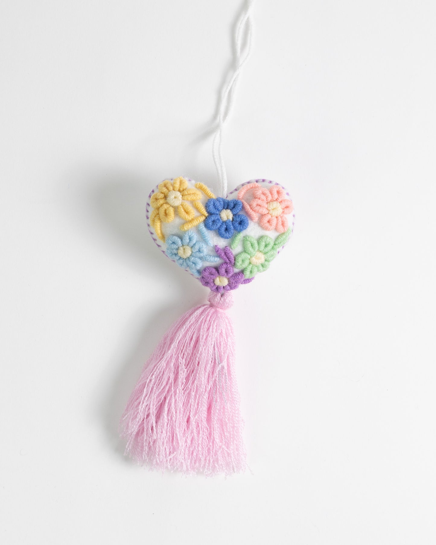 Whimsical Pastel Tassel Bag Charm