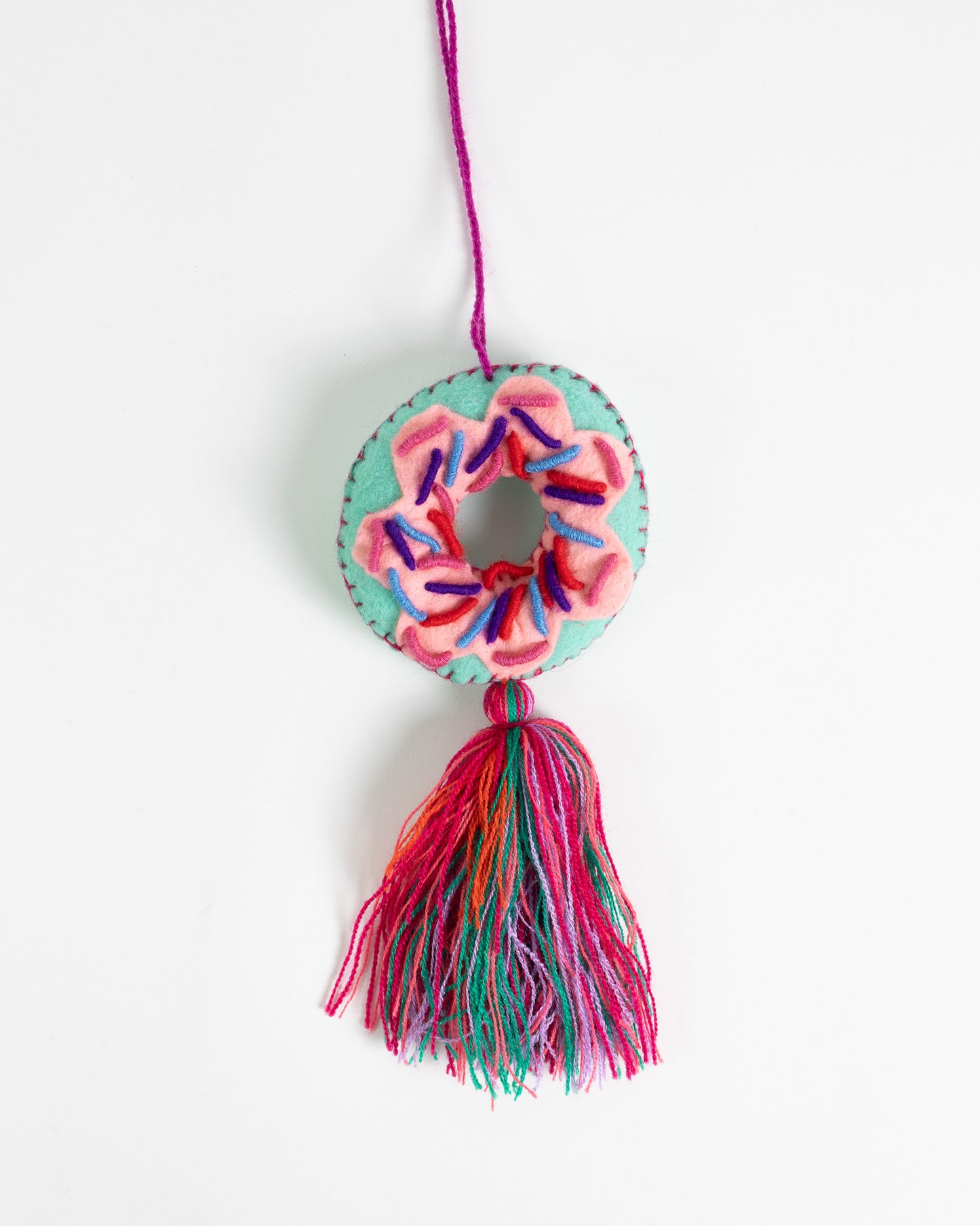 Delicious Donut Tassel Bag Charm