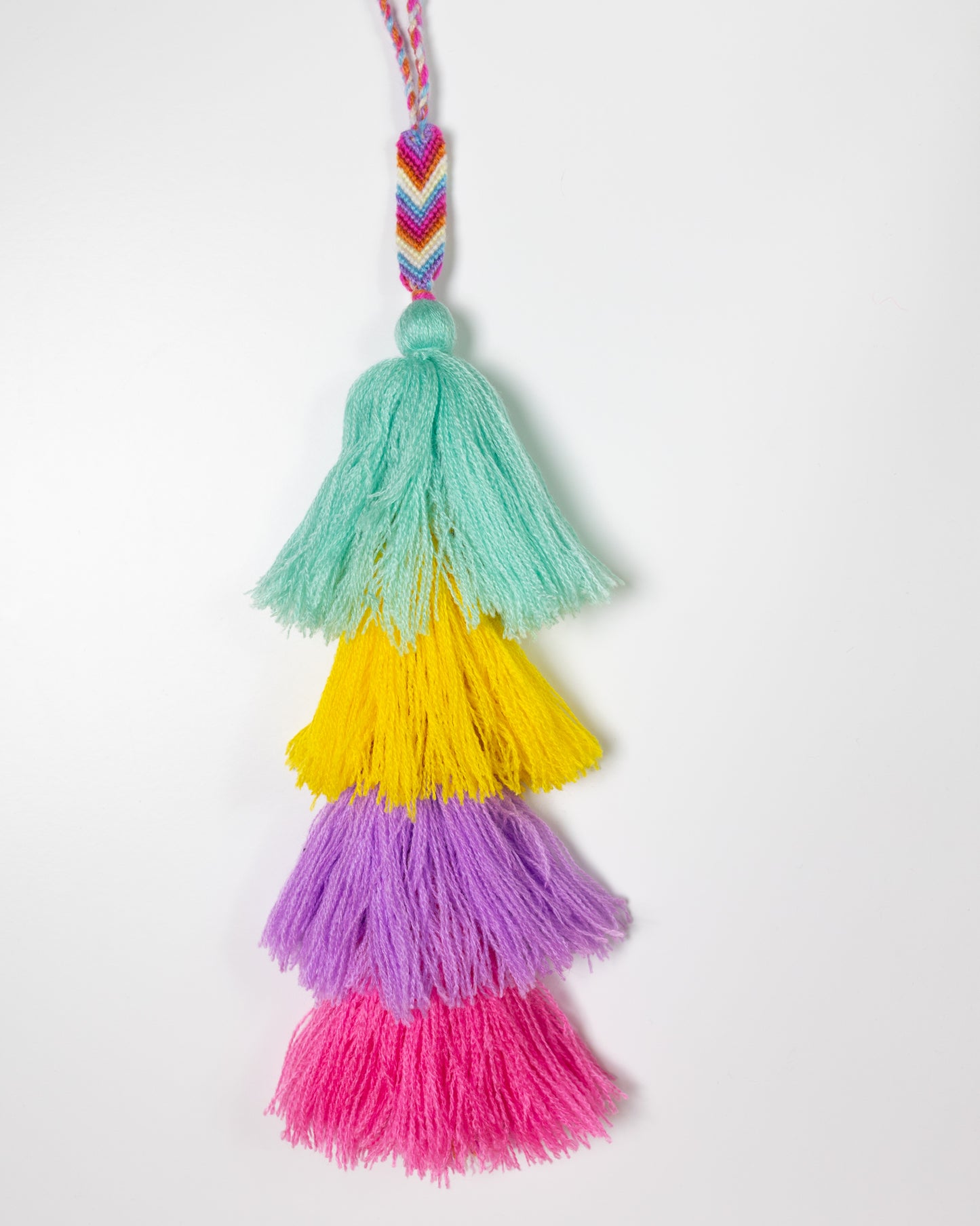 Pastel Rainbow Cascade Tassel