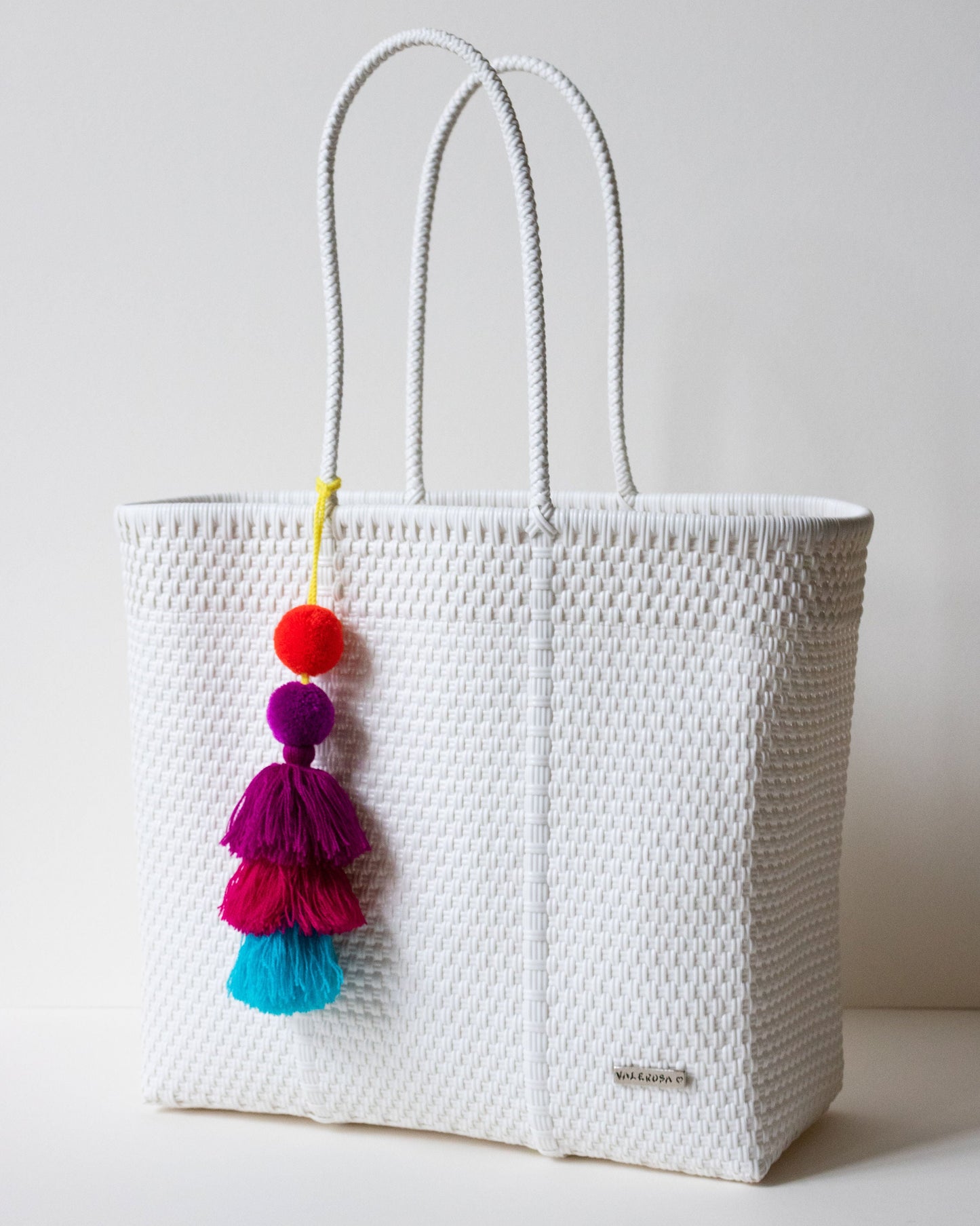 Solid White Playera Tote