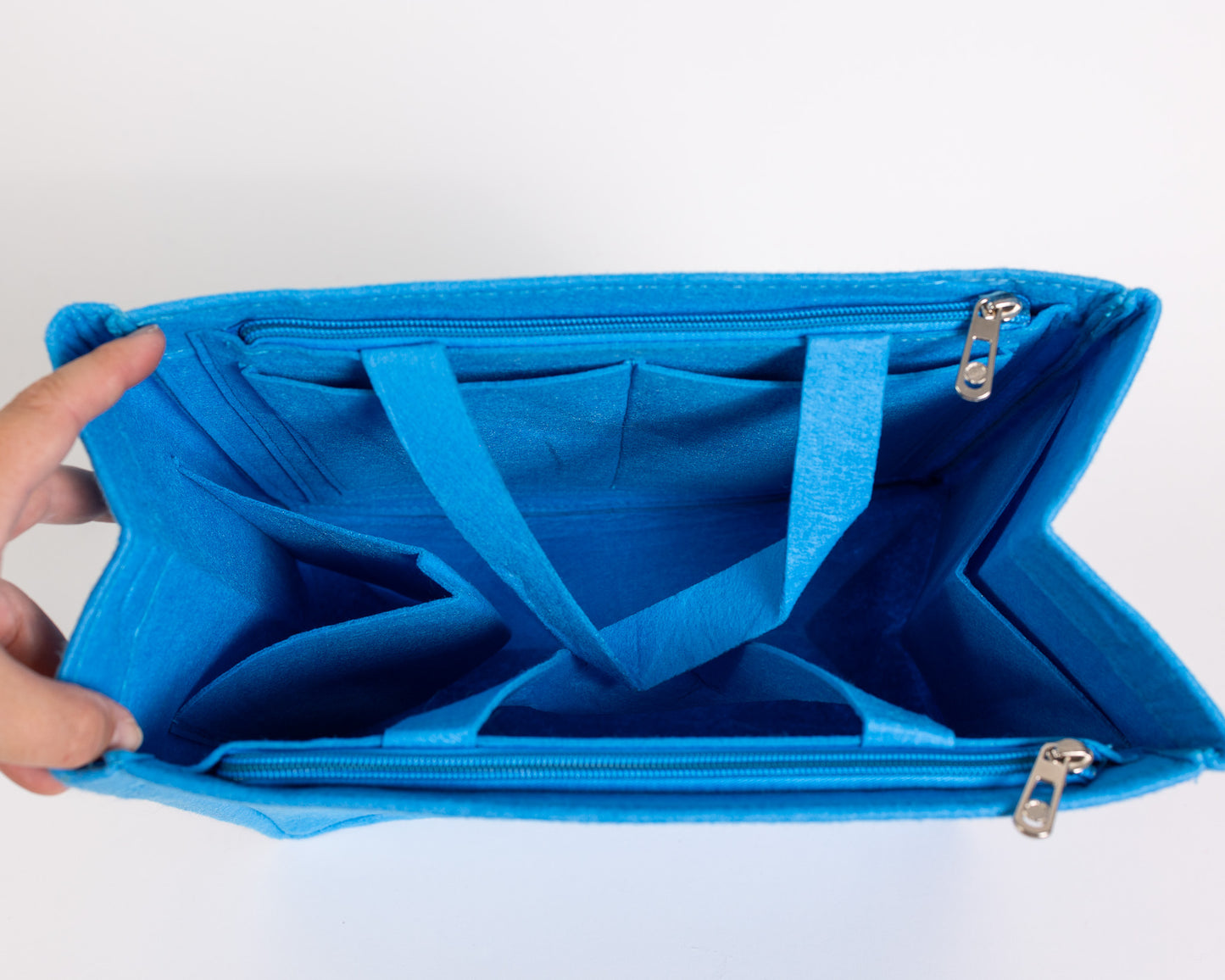 Sky Blue Felt Bag Organizer