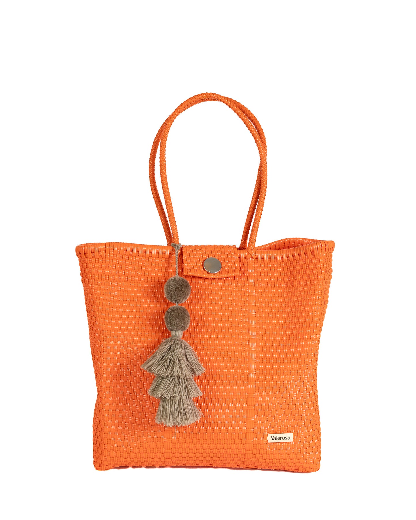 Solid Orange Hombro Bag