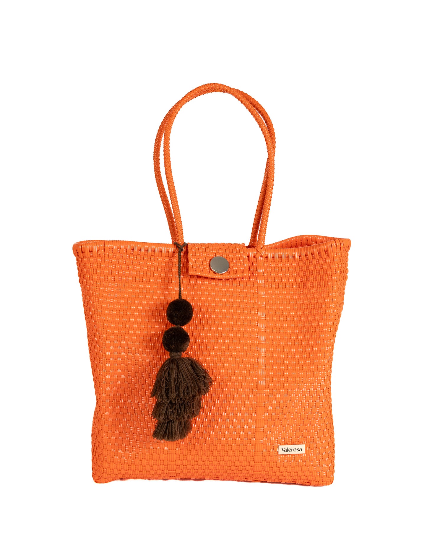 Solid Orange Hombro Bag