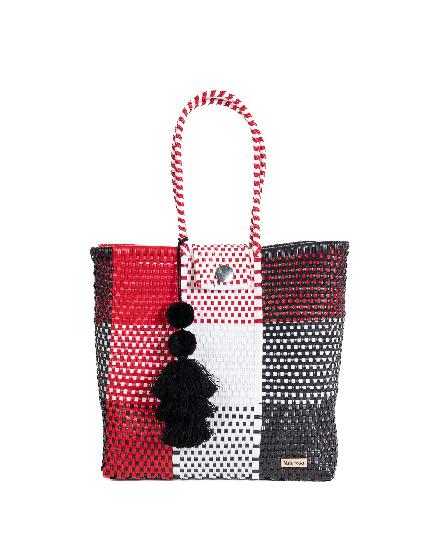 Black and Red Sports Team Hombro Tote