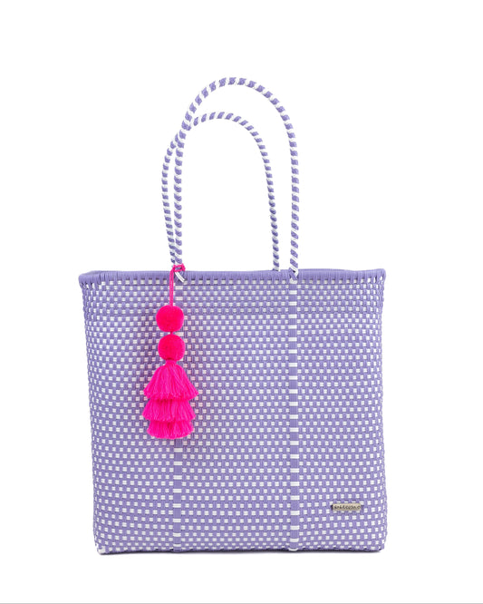 Lilac and White Checkered Jumbo