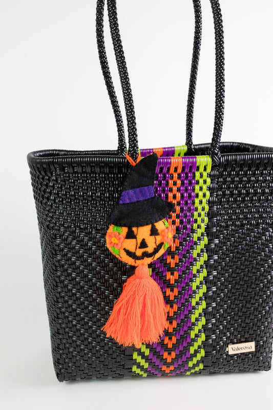 Pumpkin Witch Bag Charm Halloween