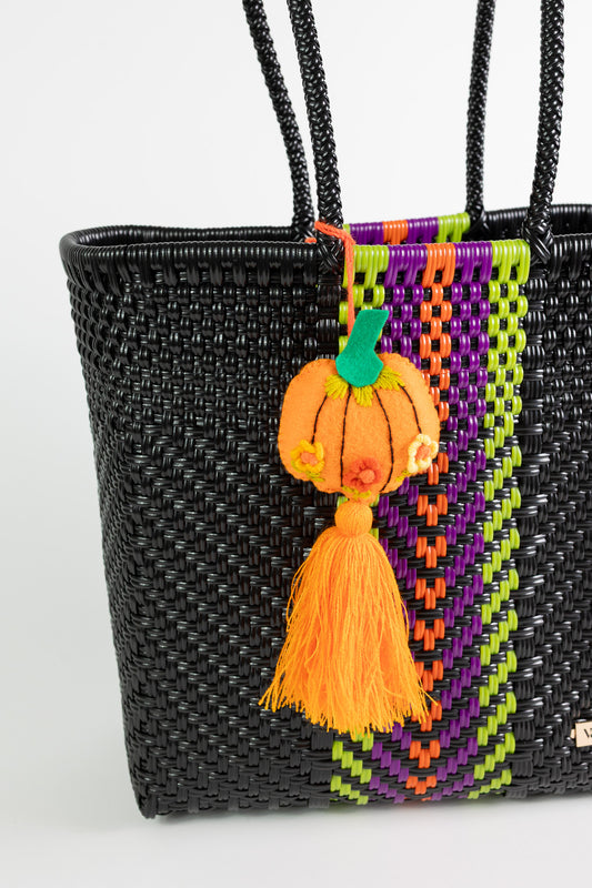 Pumpkin Bag Charm Halloween