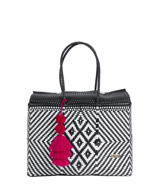 Black Kaleidoscope Overnight Duffle