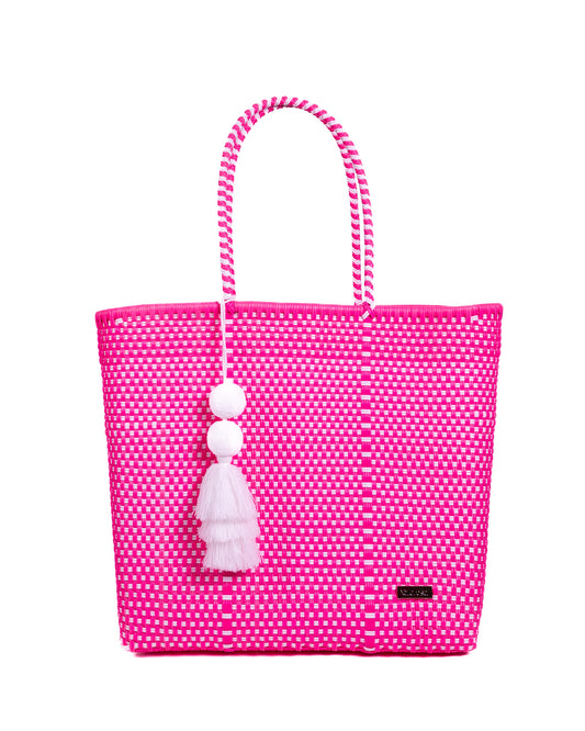 Mexico Pink and White Checkered "Extra" Jumbo