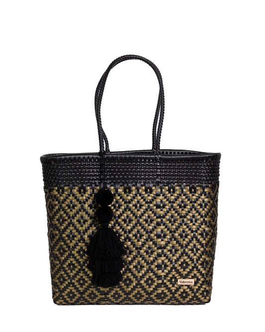 Black and Gold Diamonds Playera