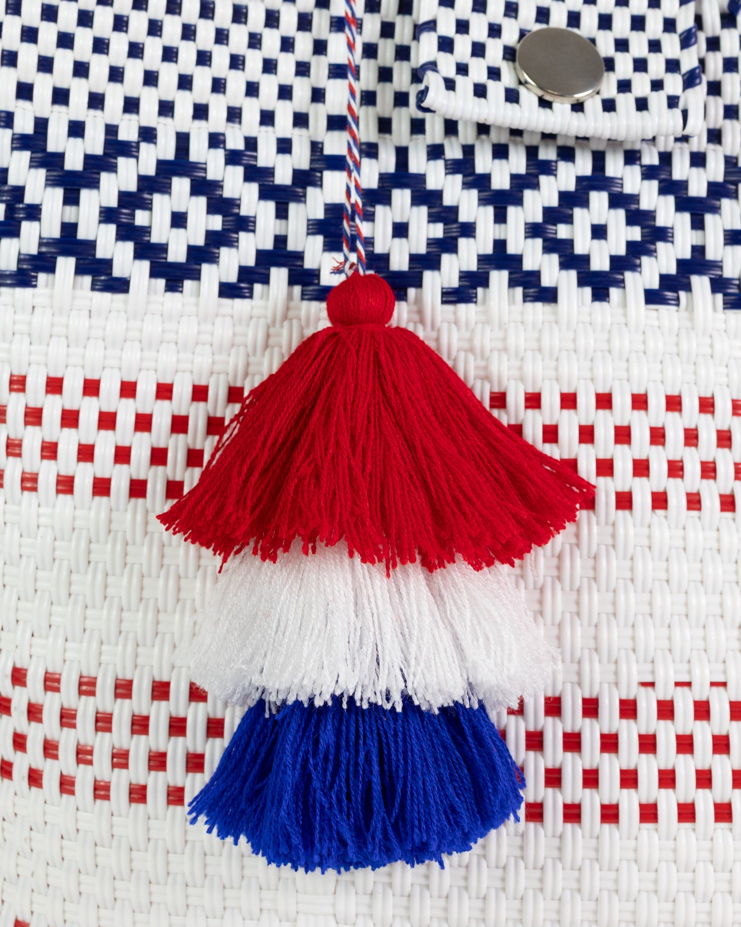 Red, White and Blue Cascade Tassel