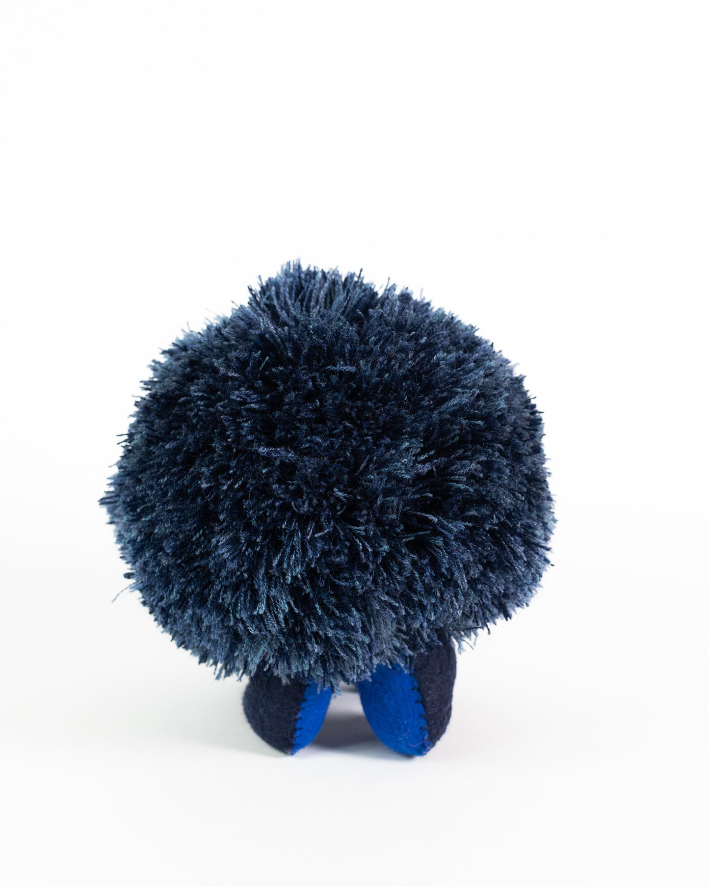Midnight Navy Handmade Plush Stuffed Hedgehog