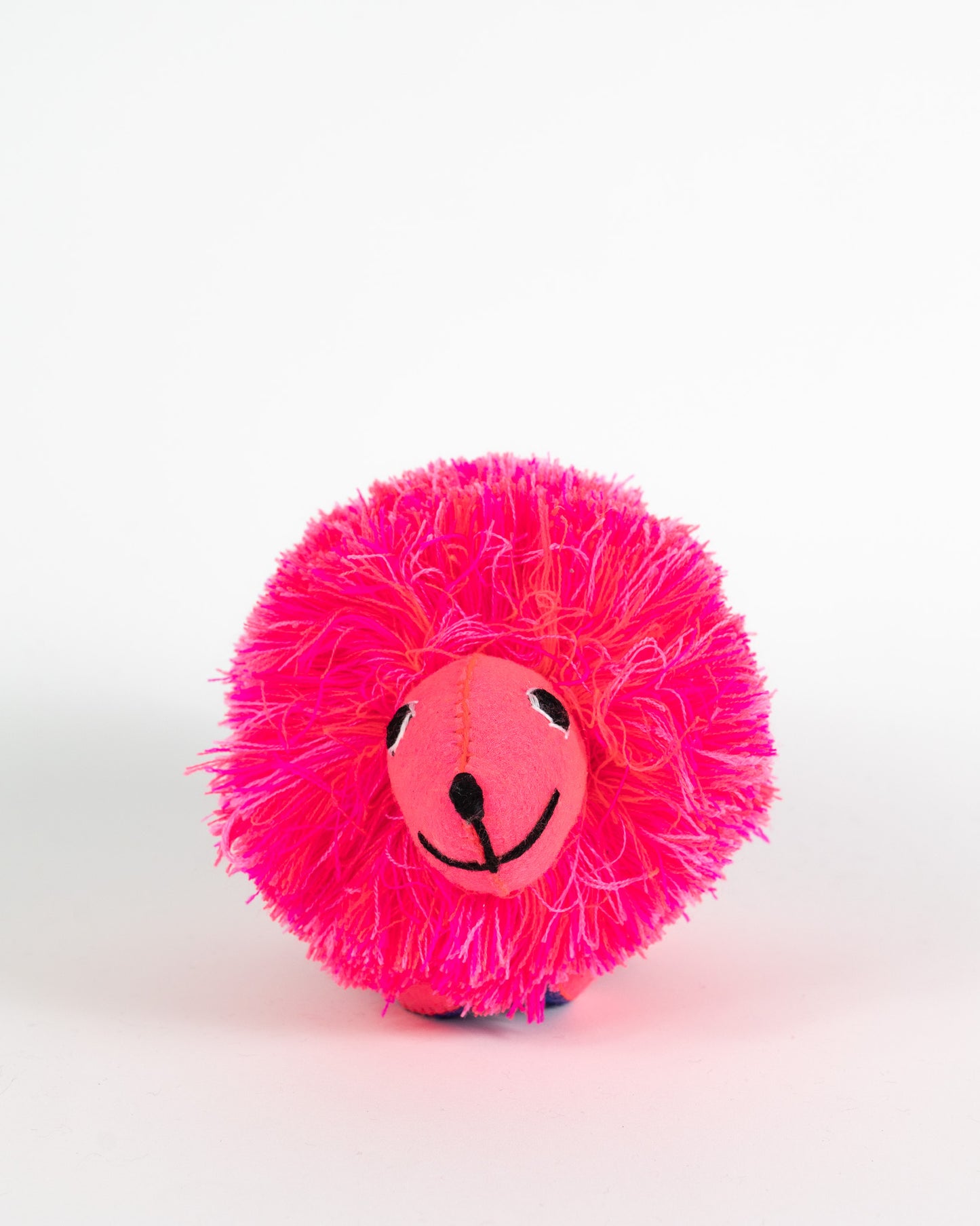 Fiesta Pink Handmade Plush Stuffed Hedgehog