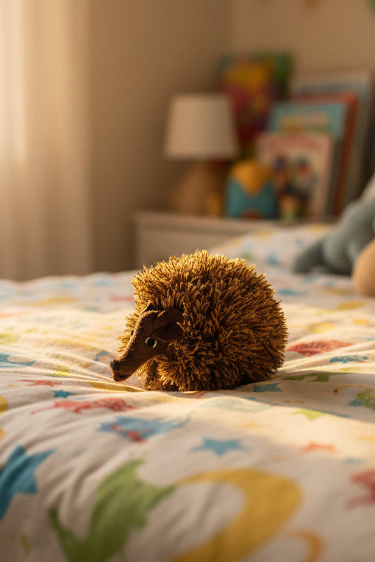 Mini Brown Handmade Plush Stuffed Anteater