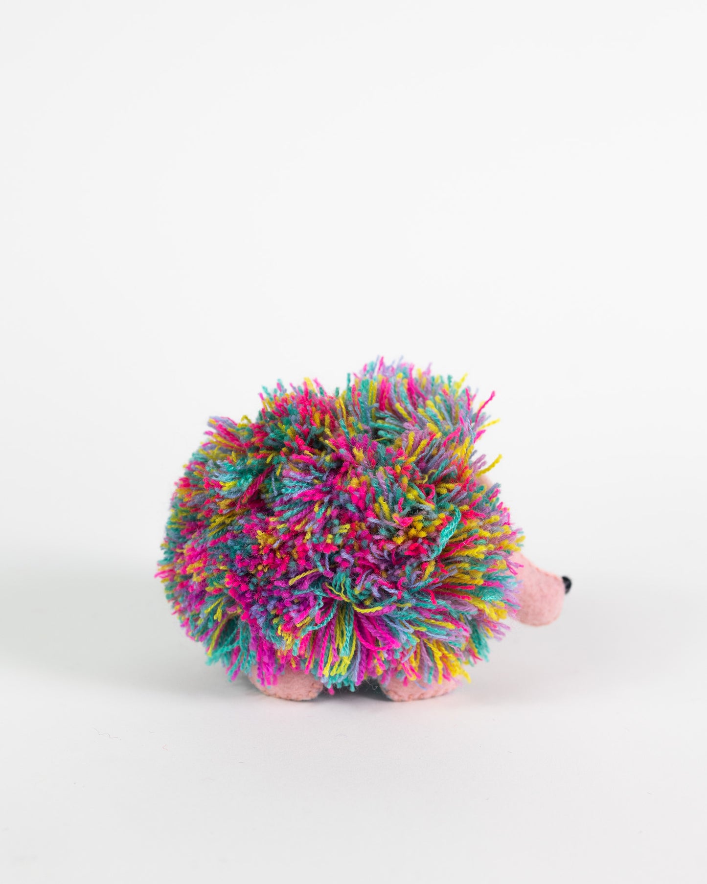 Mini Rainbow Pink Handmade Plush Stuffed Anteater