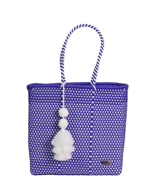 Dark Lilac and White Checkered Playera