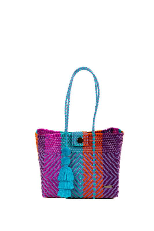 Summer bag, Beach bag, pool bag, woven bag, plastic bag 