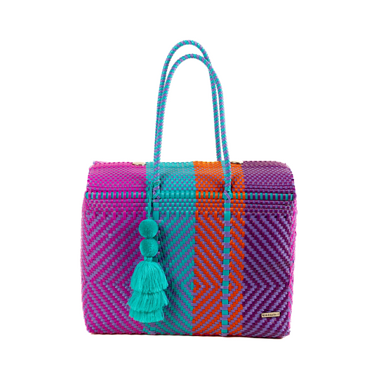 Summer bag, Beach bag, pool bag, woven bag, plastic bag, overnight bag 