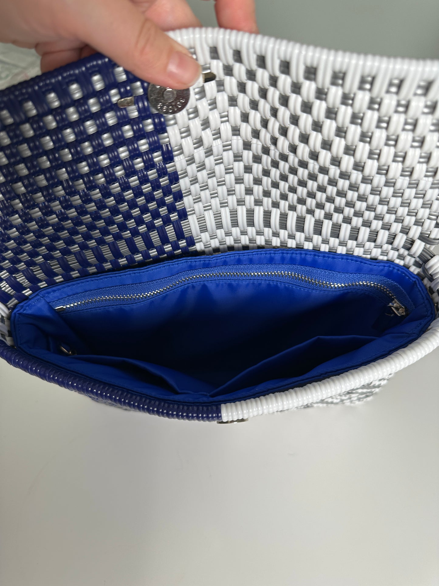 Royal Blue Clutch Organizer