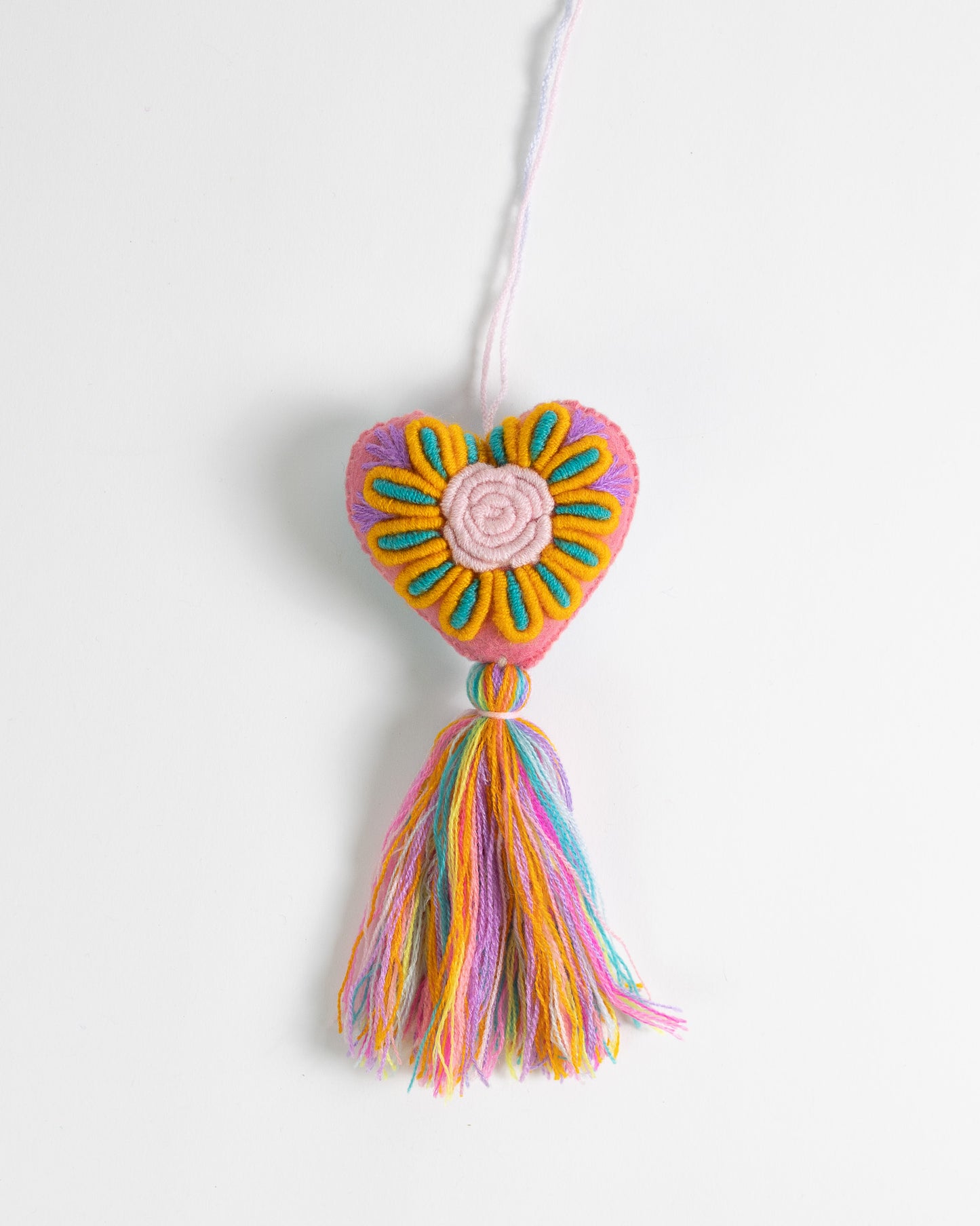 Whimsical Pastel Tassel Bag Charm
