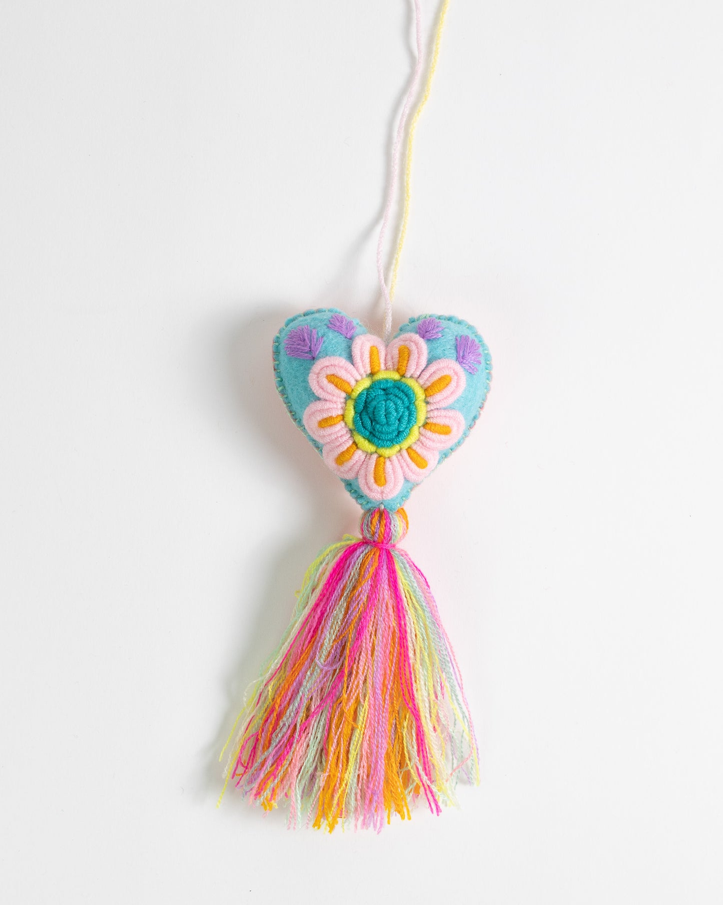 Whimsical Pastel Tassel Bag Charm