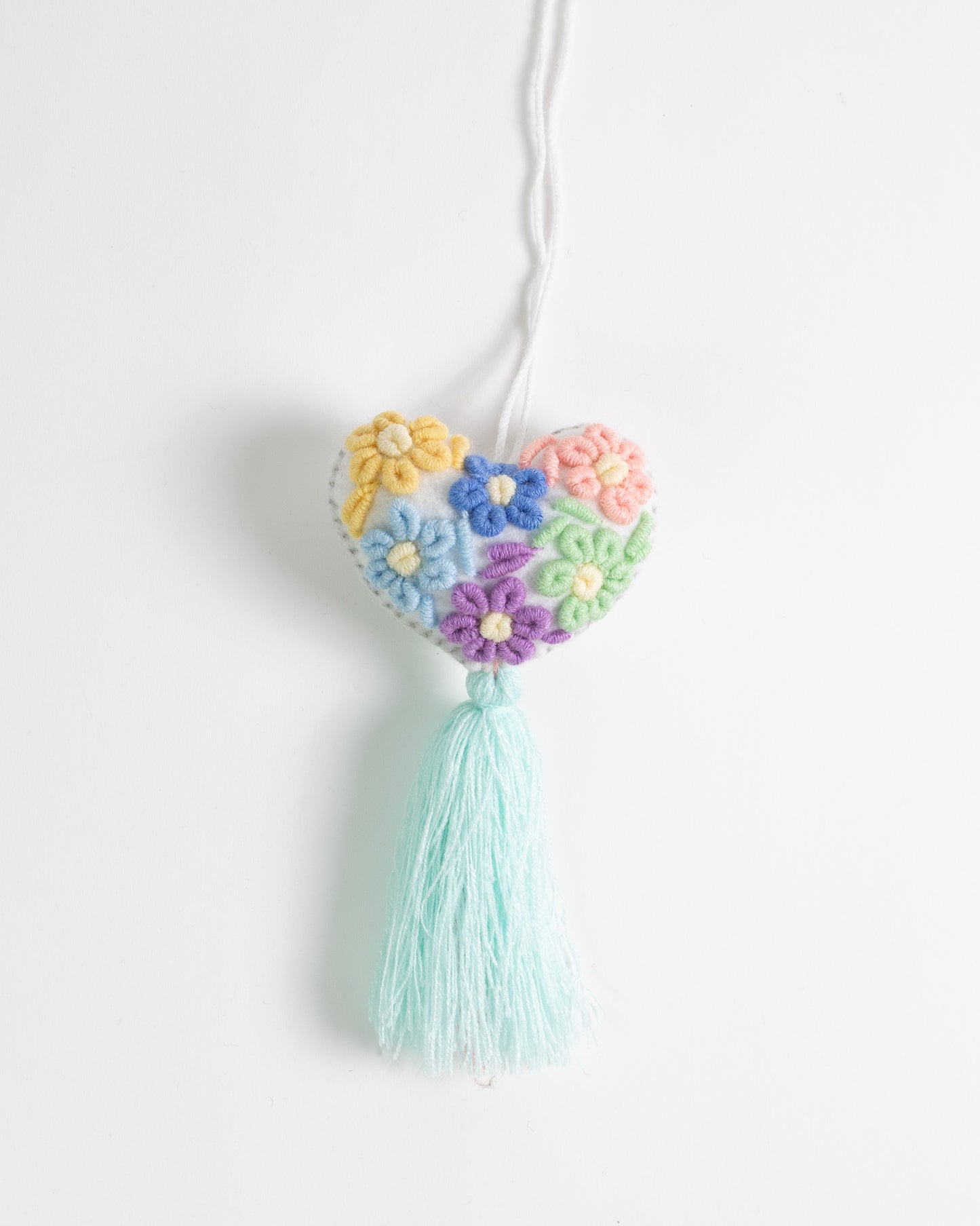 Whimsical Pastel Tassel Bag Charm