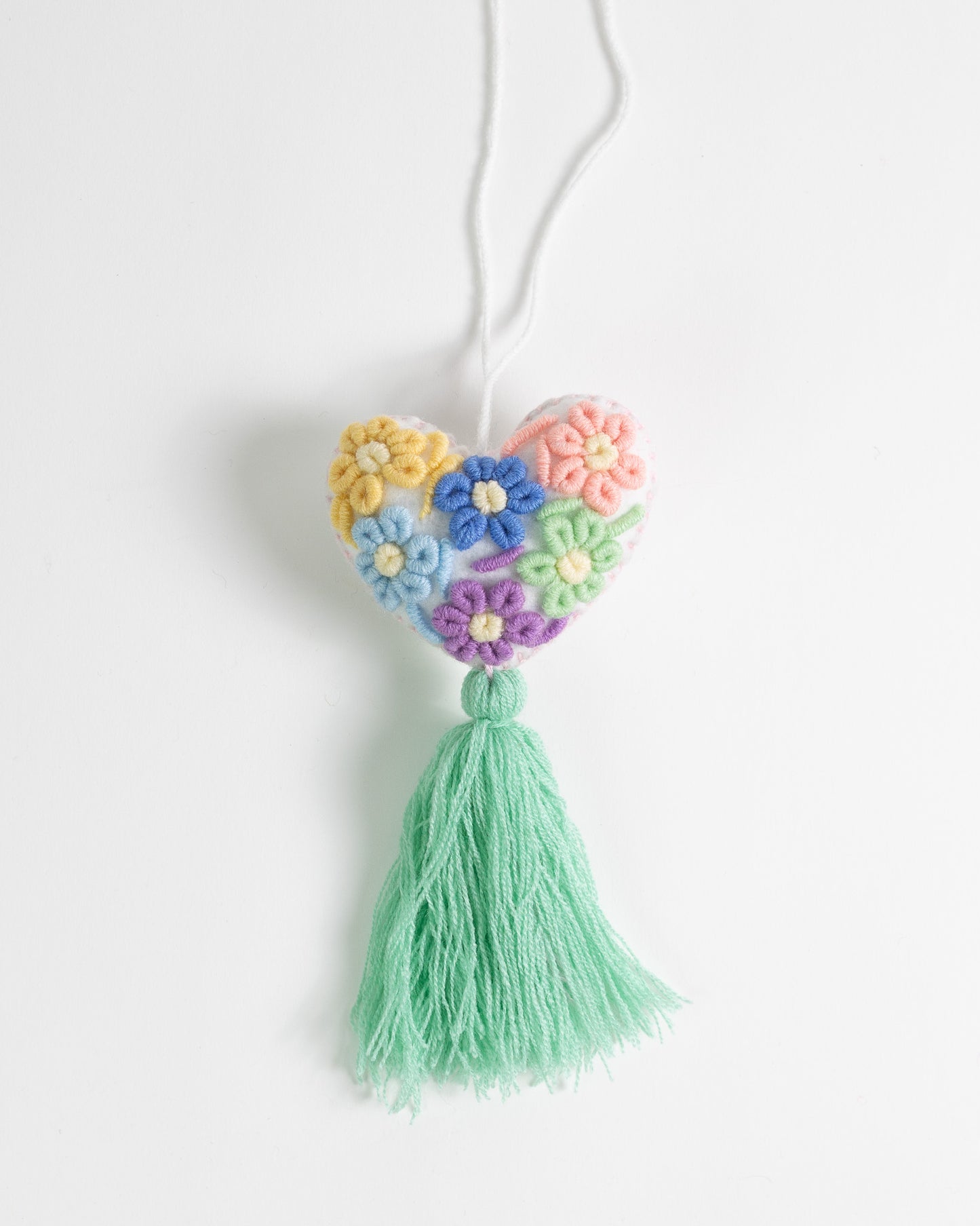 Whimsical Pastel Tassel Bag Charm