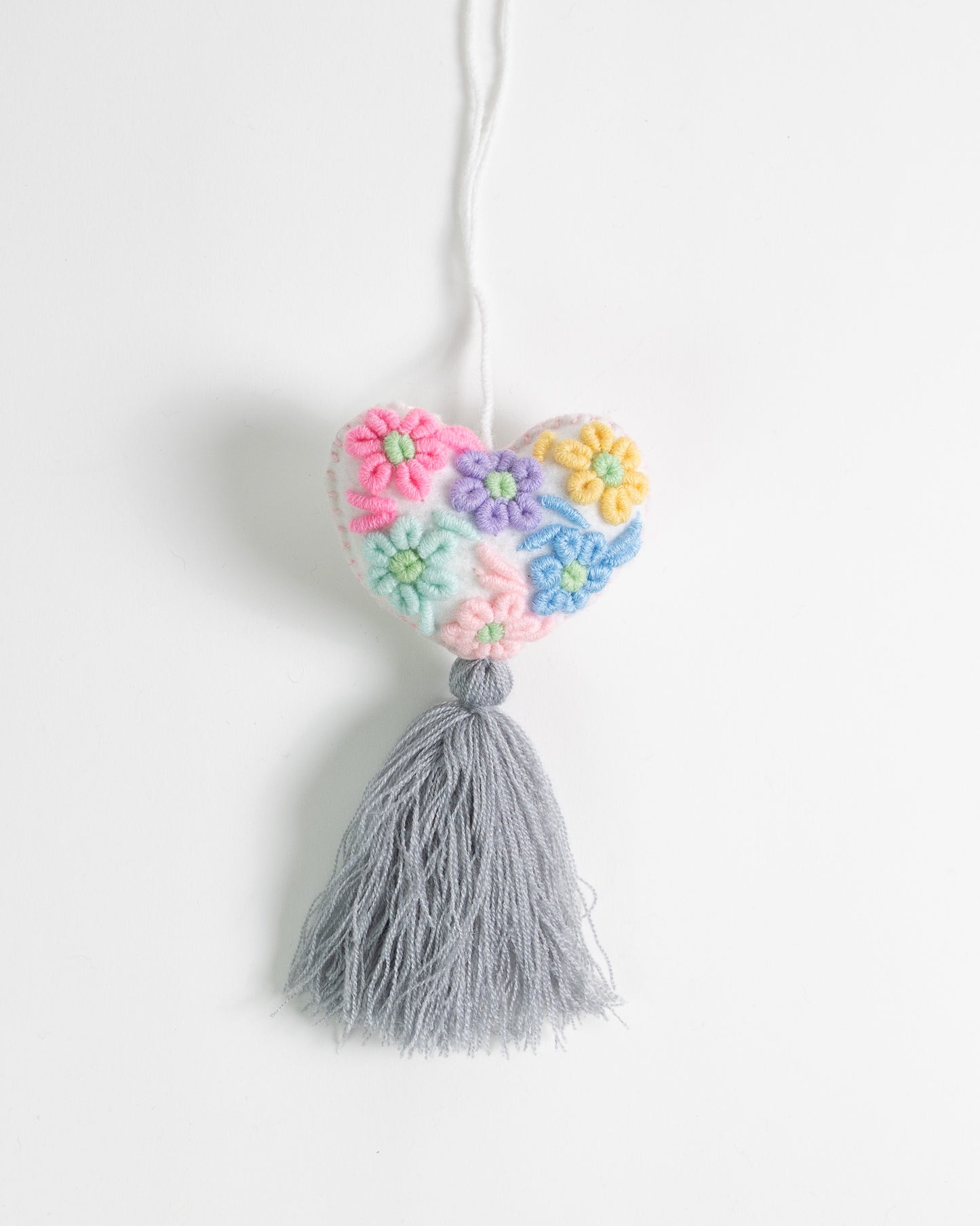 Whimsical Pastel Tassel Bag Charm