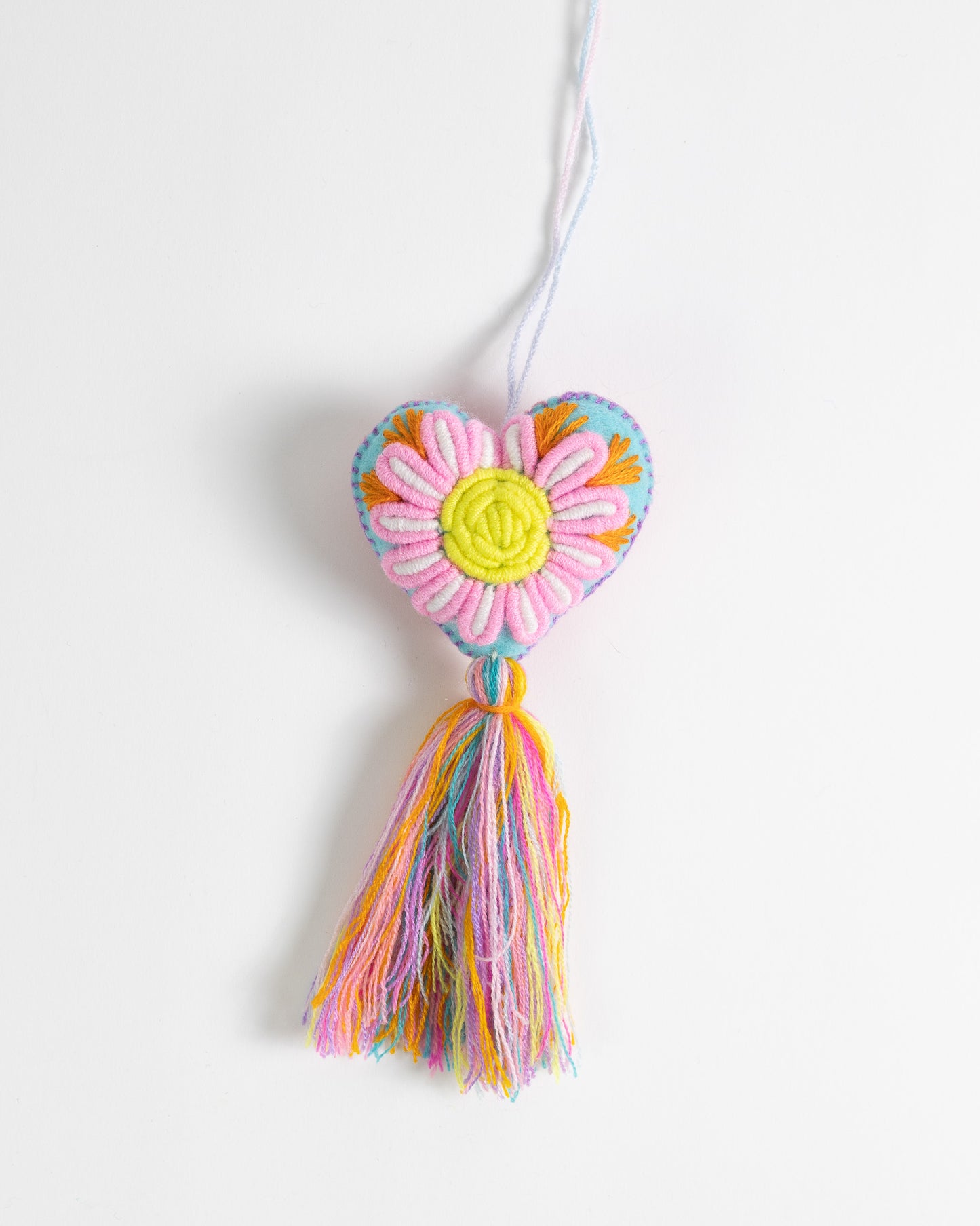 Whimsical Pastel Tassel Bag Charm
