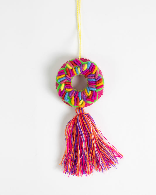 Delicious Donut Tassel Bag Charm