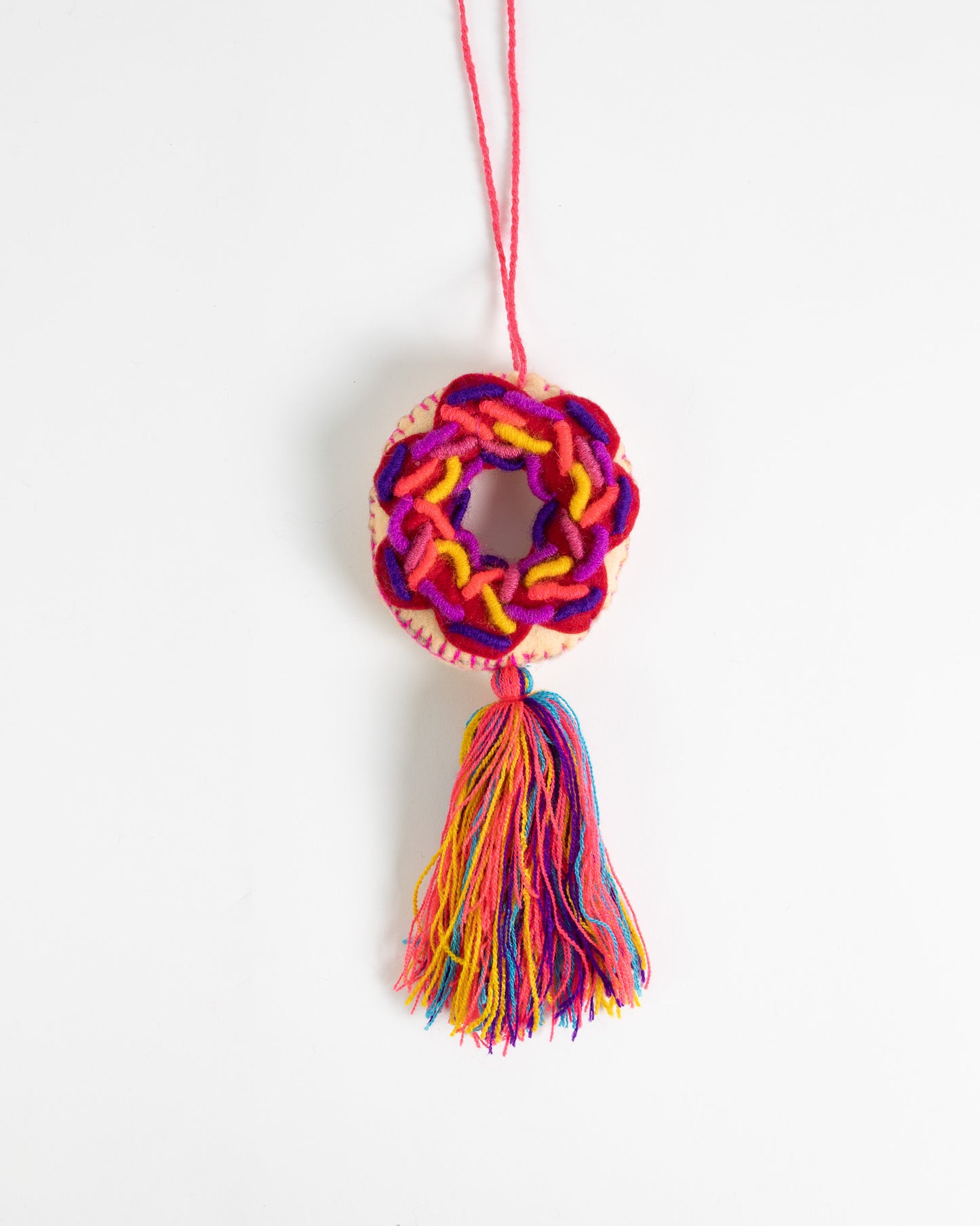 Delicious Donut Tassel Bag Charm