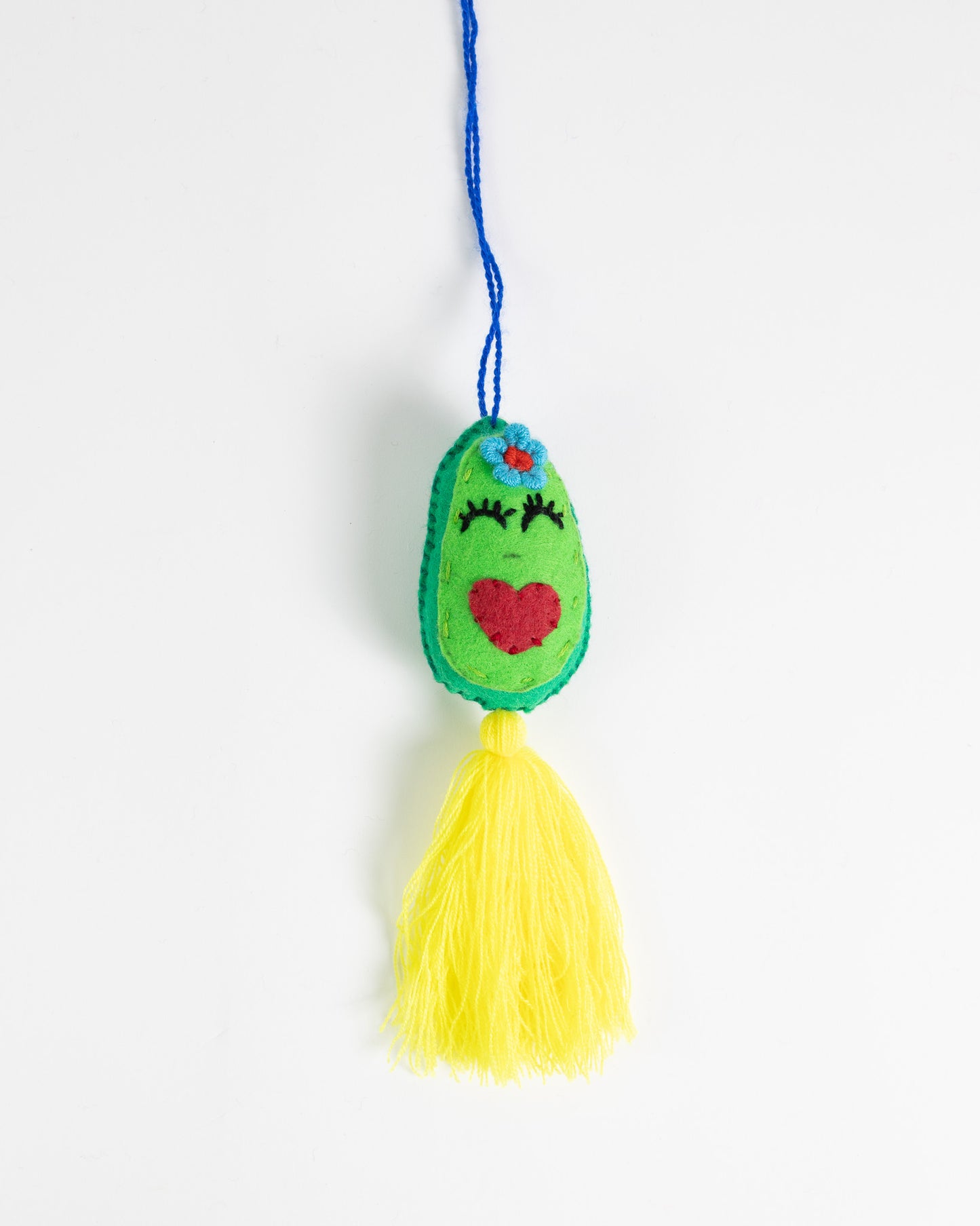 Sassy Avocado Tassel Bag Charm
