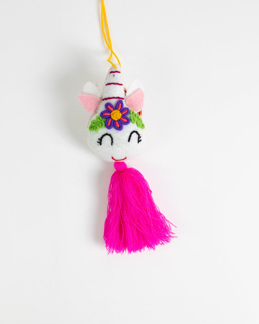 Unicorn Tassel Bag Charm