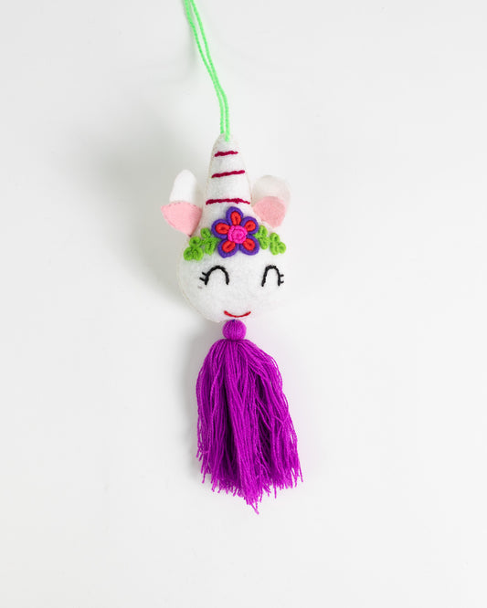 Unicorn Tassel Bag Charm