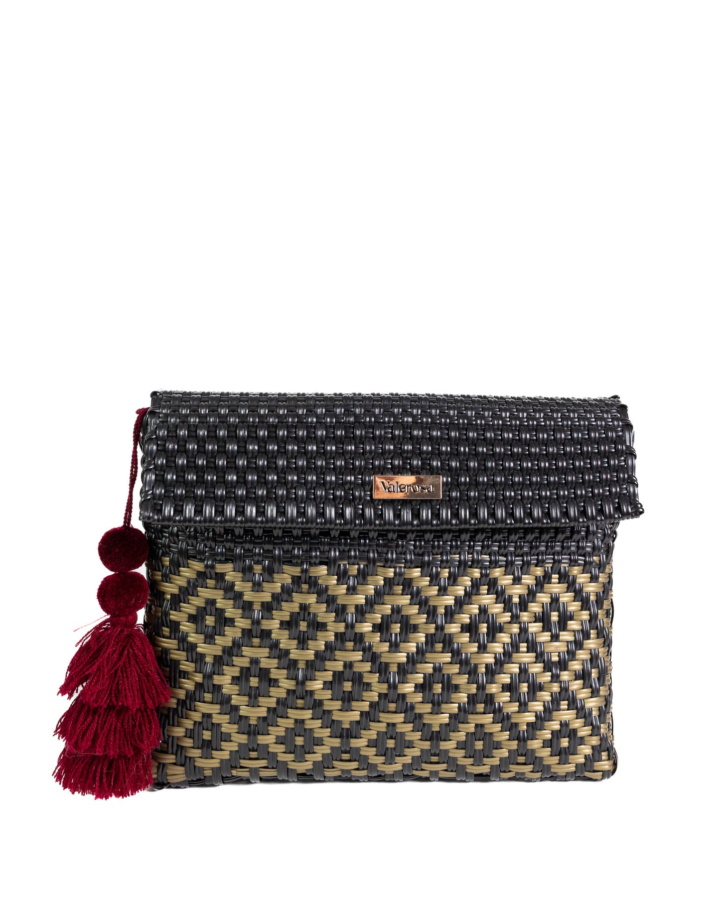 Black and Gold Diamonds Clutch
