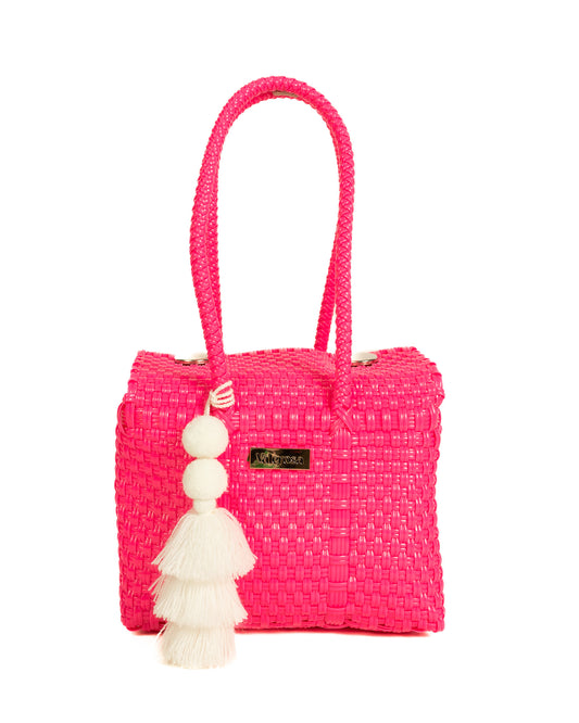 Neon Pink Mini Purse