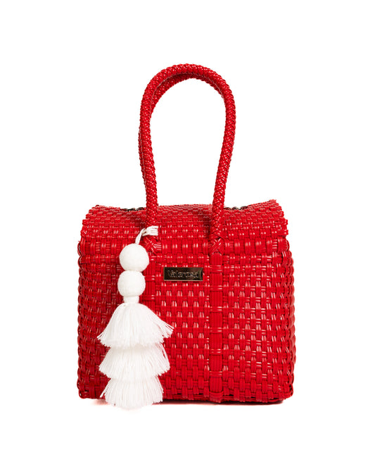 Solid Red Mini Purse
