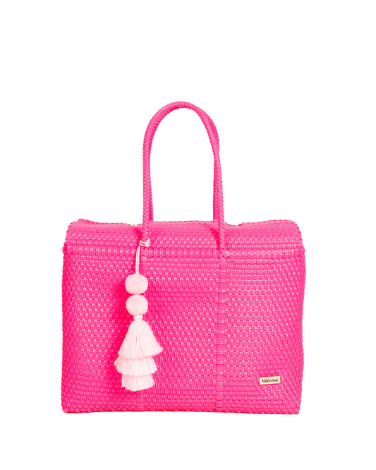 Bright Pink Overnight Duffel