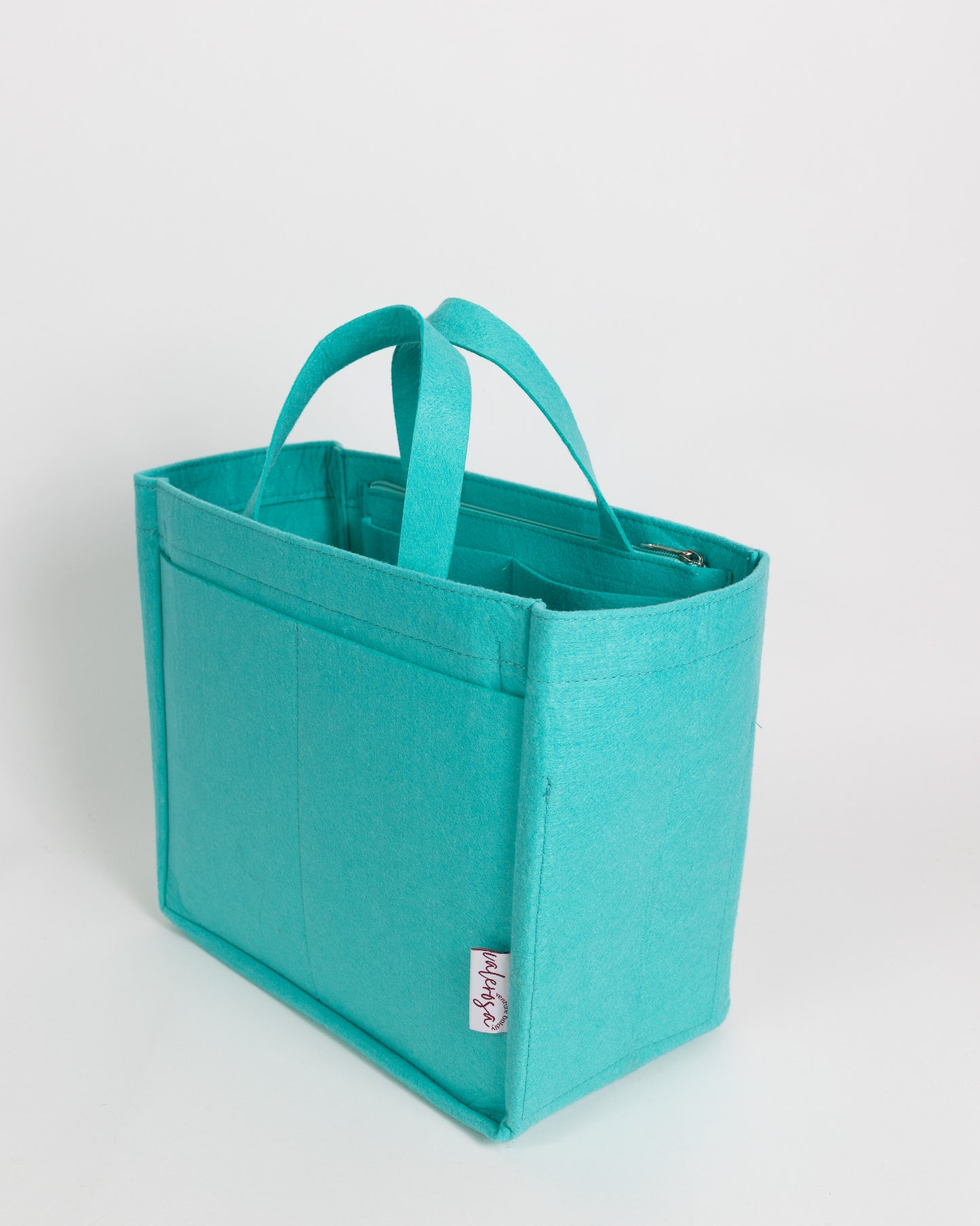 Teal Felt Bag Organizer