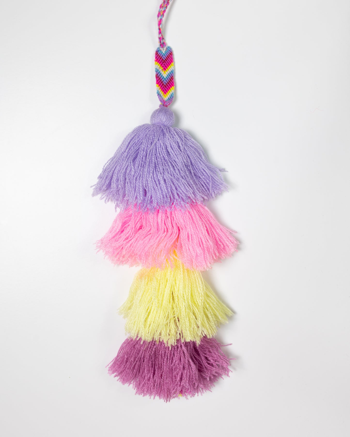 Pastel Rainbow Cascade Tassel