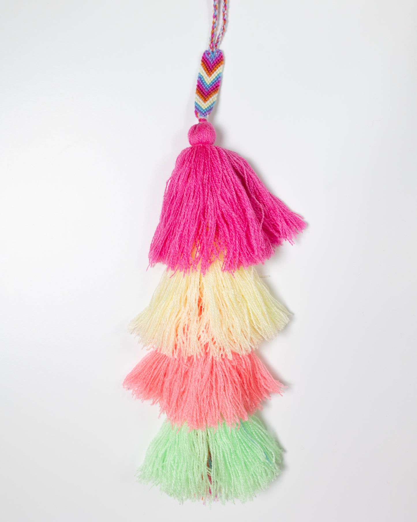 Pastel Rainbow Cascade Tassel